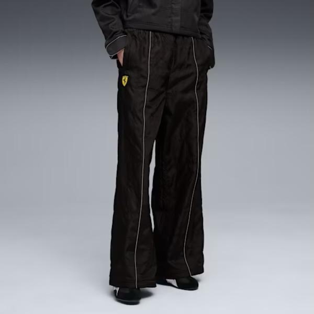 Vintage Puma Ferrari wide leg baggy y2k oversized waterproof track pants
